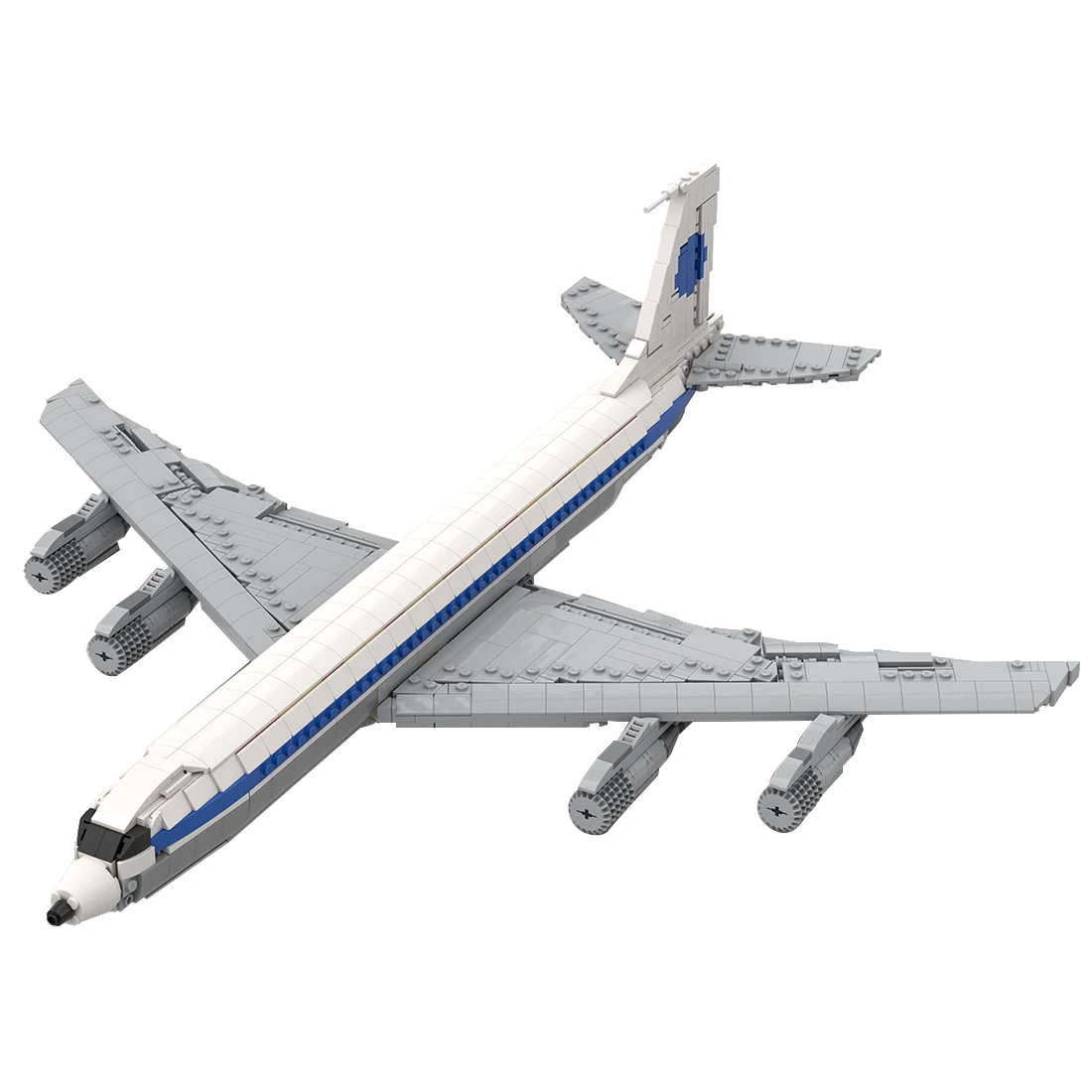 

MOC-103406 1558 шт./компл. большой бизнес Jet 707 - Pan Am большой 4-Turbojet Jetliner конструктор для автомобилей набор MOC