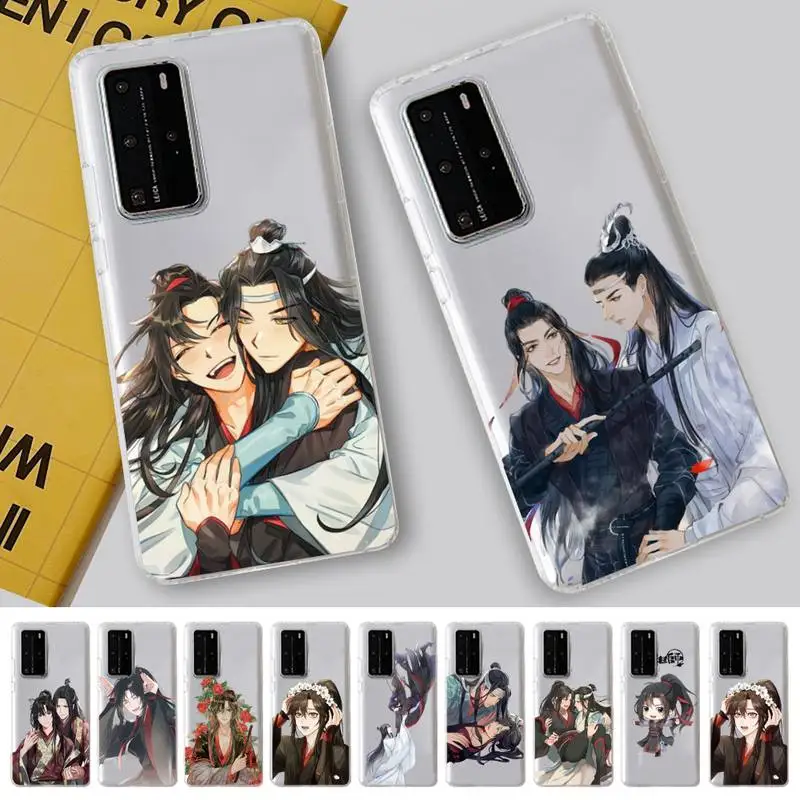 

Anime Grandmaster Mo Dao Zu Shi MDZS Phone Case for Samsung A51 A52 A71 A12 for Redmi 7 9 9A for Huawei Honor8X 10i Clear Case