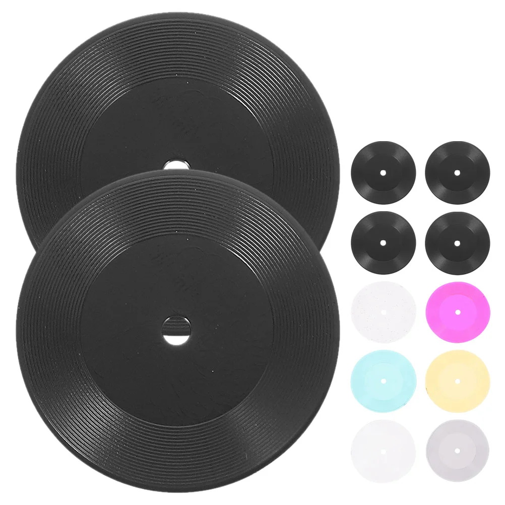 12 шт. пластинка CD настенный декор кукольный домик пластинки виниловые аксессуары