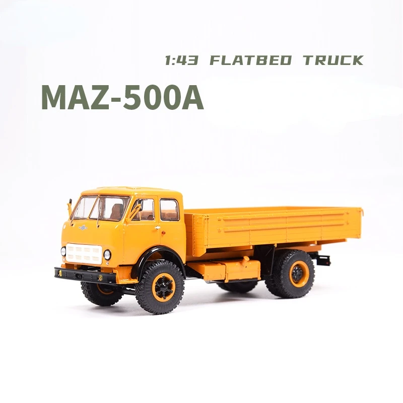 

1/43 scale alloy die-cast car model Soviet Maas MAZ-500A Minsk flatbed truck SSM1412 high-end collection arrangement gift