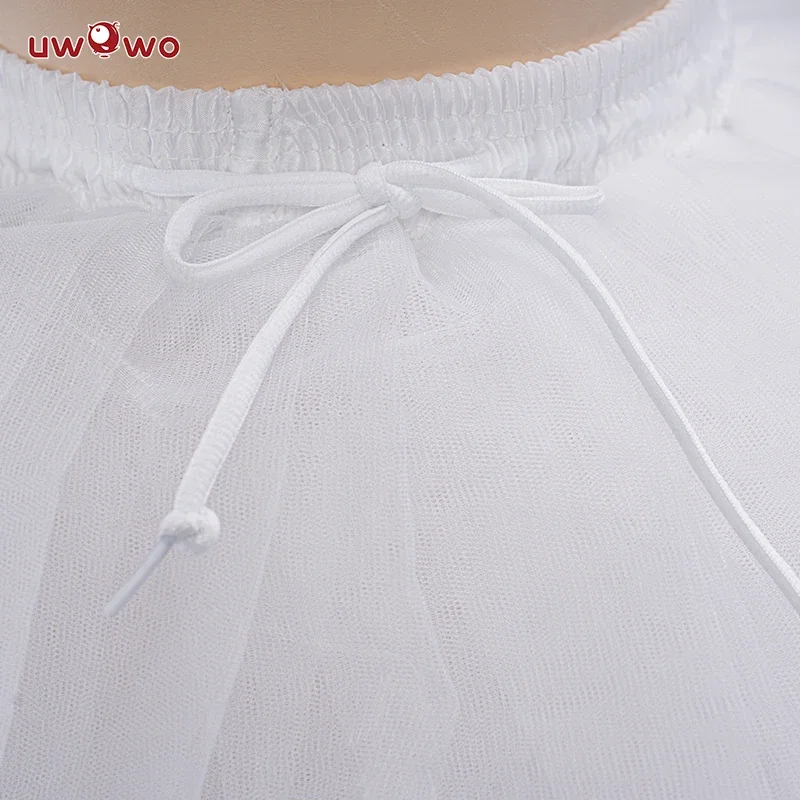 Нижняя юбка Chocola &amp Vanilla Кринолины Серия Genshin Универсальная черно-белая для