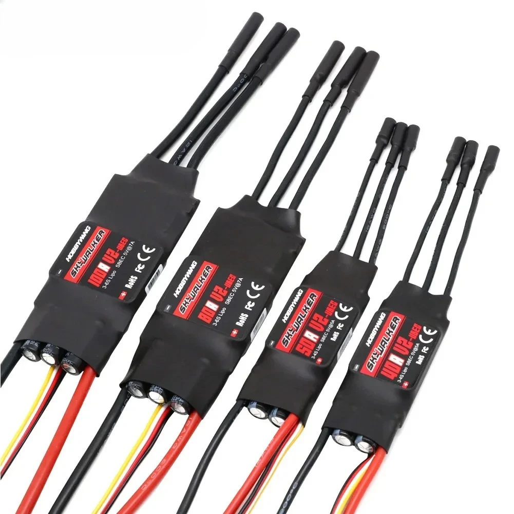 Фото 1 шт. 20AV2 30AV2 50A V2 60A V2 скорость ESC контроллер для радиоуправляемого вертолета №2