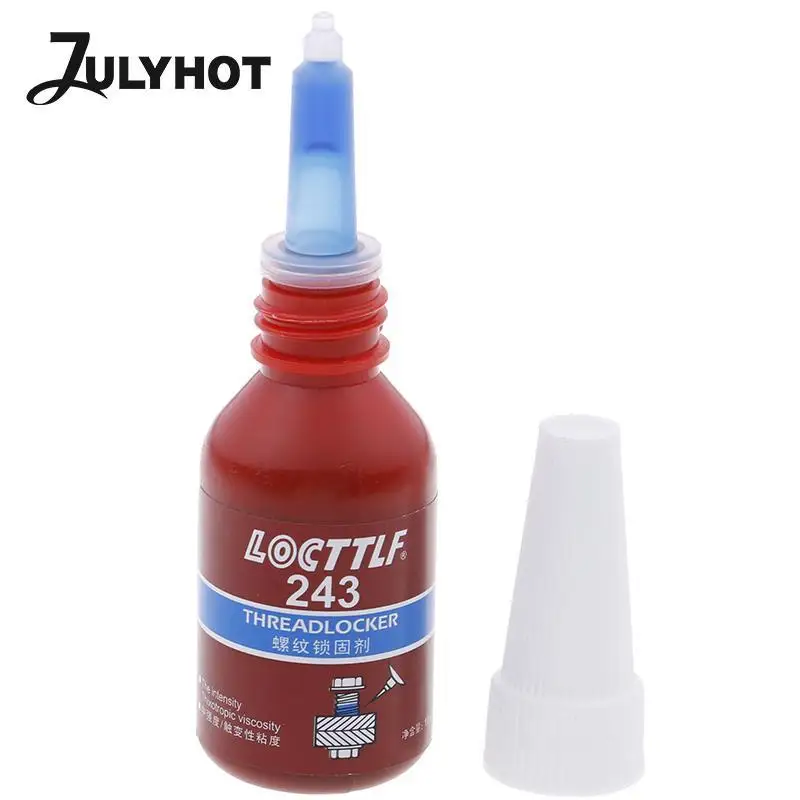 

10 мл клейкая проволока герметизация Антикоррозийная резьба анти-давление синий 243 клей анаэробный винтовой замок новый анаэробный клей