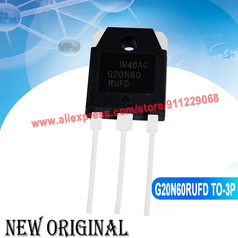 

(5 Pieces) SGH20N60RUFD G20N60RUFD TO-3P 600V 20A / G40N60UFD SGH40N60UFD / G15N60RUFD SGH15N60RUFD 600V 24A TO-3P