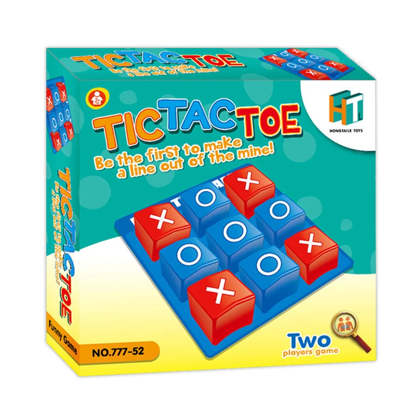 

Tic-tac-toe Ox Dice Chess Leisure Board Link Game Parent-child Interaction Eveloping Intelligent Education Montessori Toy Gift