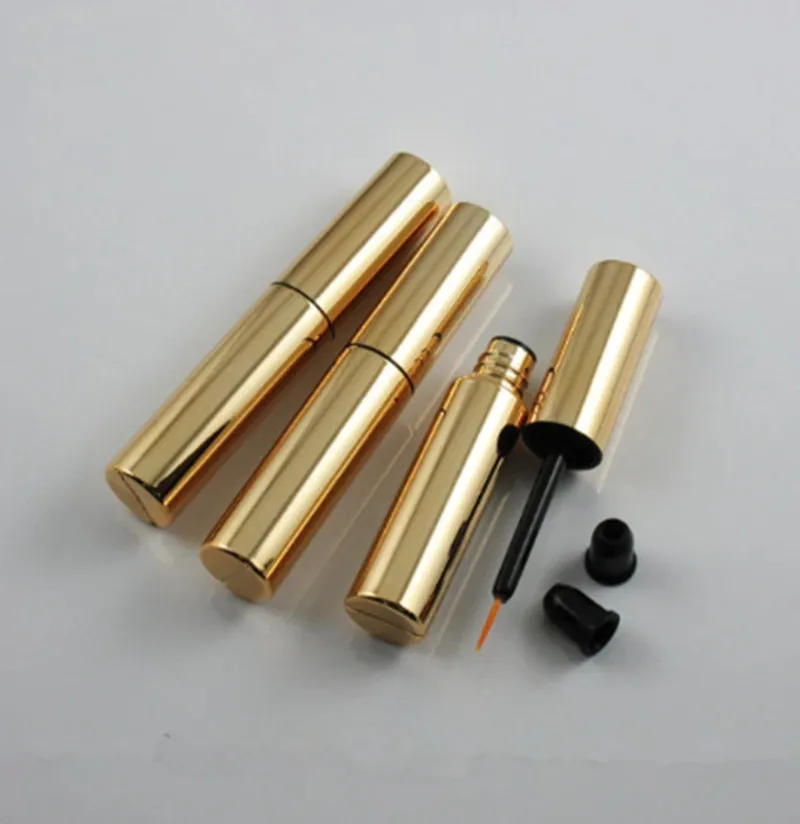 2019 Новинка 500 шт. золотой 8 мл пластиковый флакон для жидкой подводки глаз тонкие