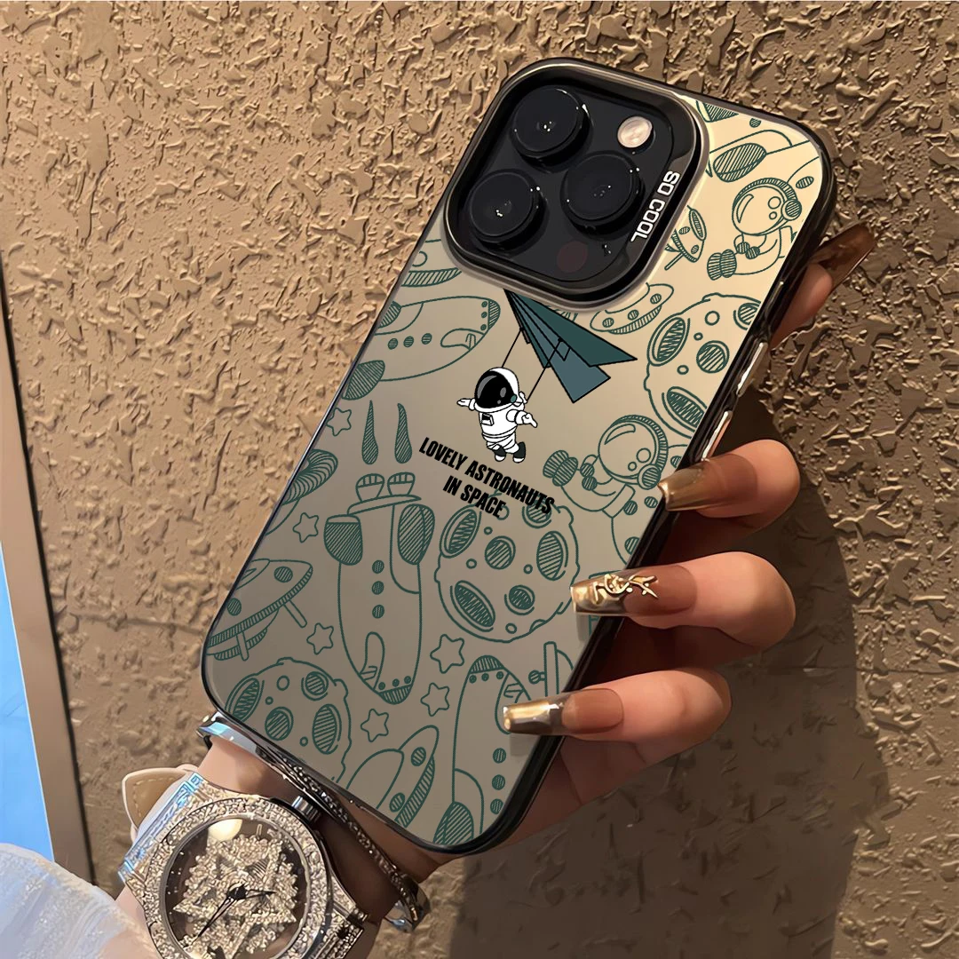 Креативный чехол для телефона с астронавтом OPPO A16 A17 A18 A31 A37 A38 A55 A57 A58 A74 A76 A78 A94 A98 4G 5G