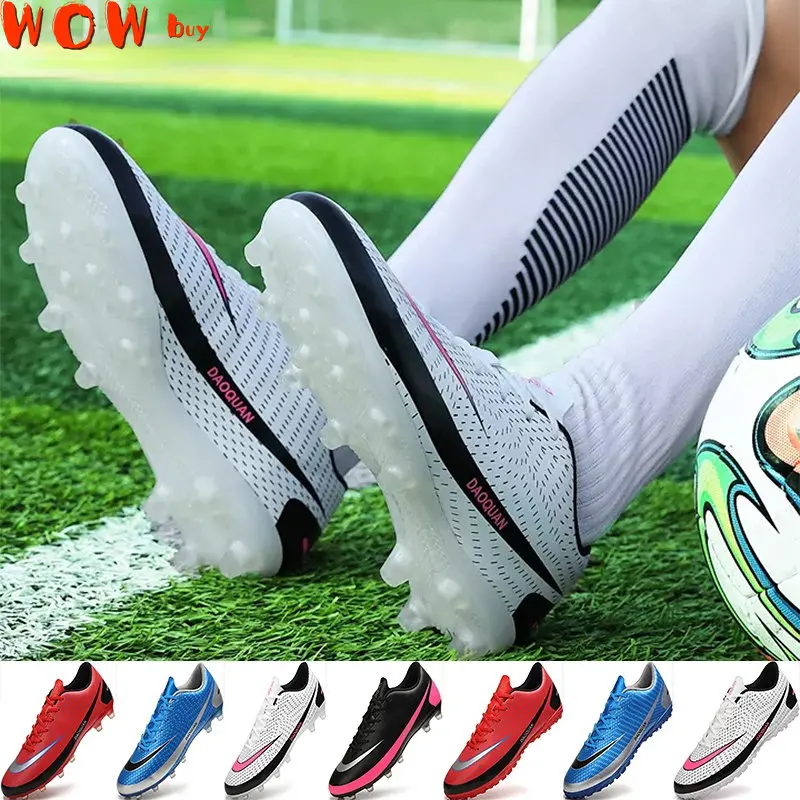 's Fg/tf Football Shoes Non-slip Shoes Rugby Short Boots You