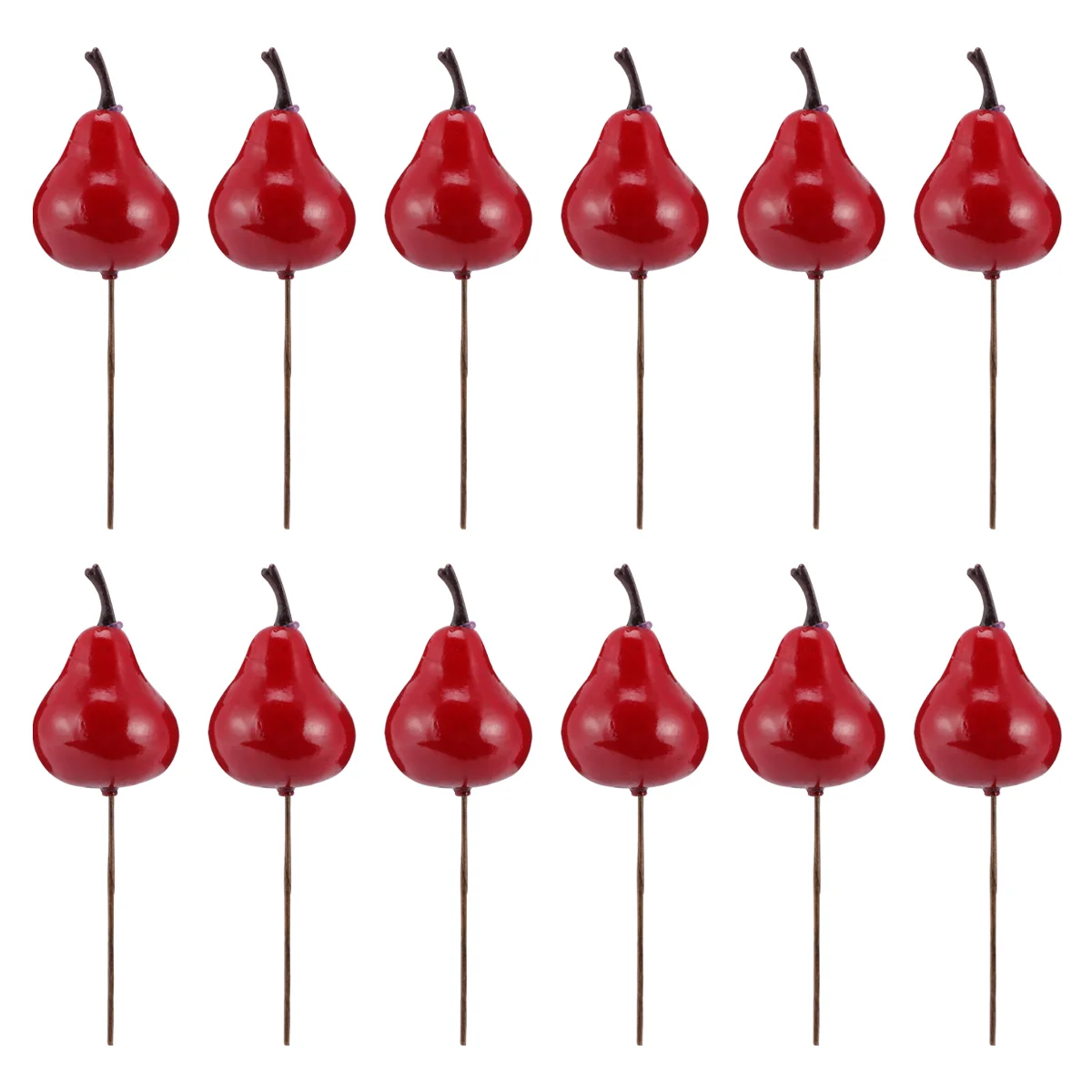 

Christmas Berry Picks Tree Fruit Pick Stems Fake Holly Filler Vase Topper Winter Cake Ornaments Centerpiece Pine Xmas Artificial