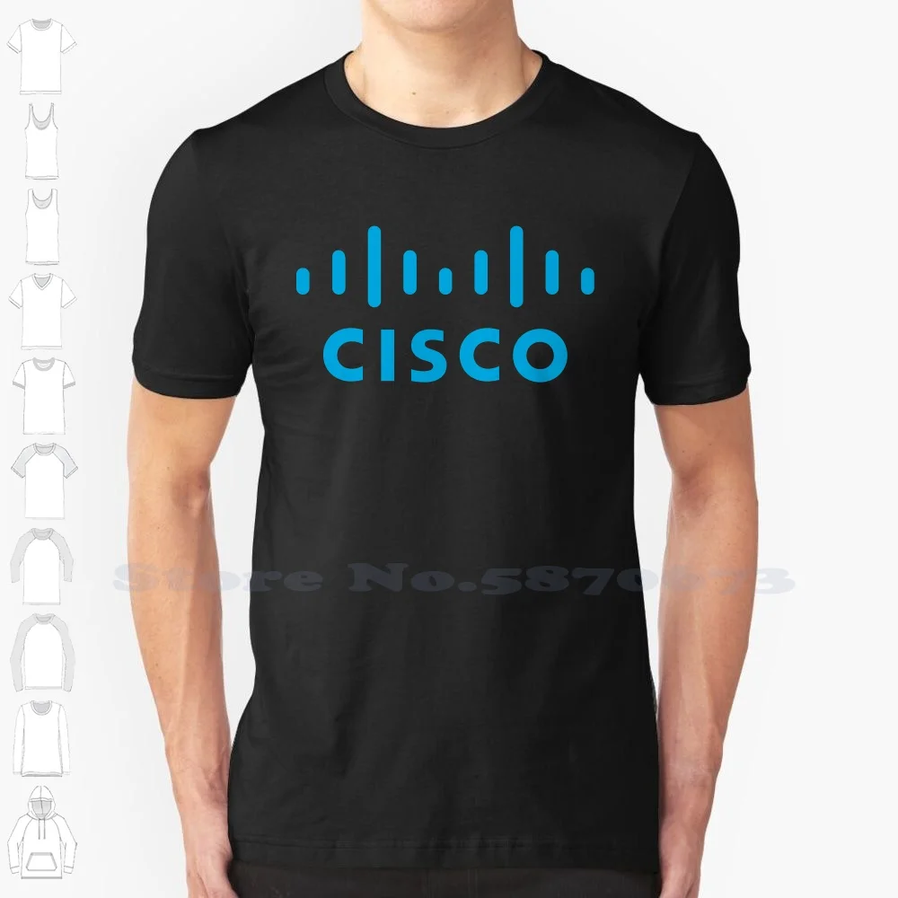 

Cisco Logo Brand Logo 2023 Streetwear T Shirt Top Quality Graphic Tees