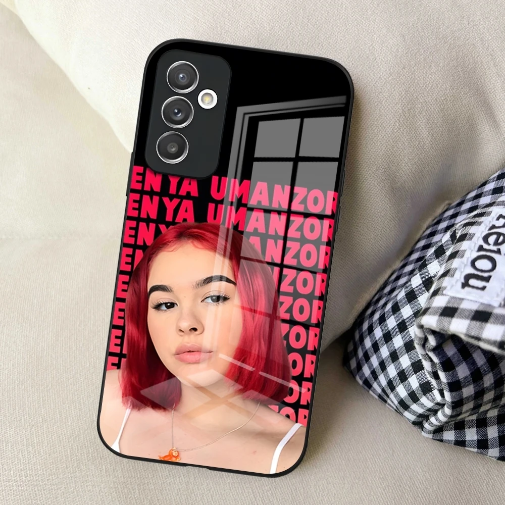 Чехол Enya для телефона Samsung S24 Ultra S23 S22 S20 Fe S21 Plus Galaxy A54 A34 A24 A53 Note 20 стеклянный чехол