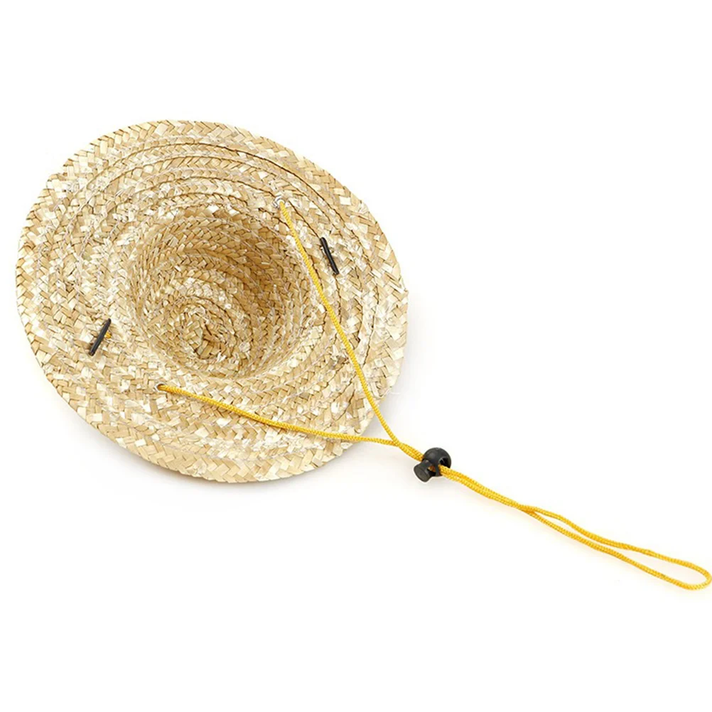 

Hat Dog Hats Straw Dogs Sombrero Pet Sun Cat Cap Summer Costume Puppy Mexican Cats Bucket Party Up Mini Tail Birthday Canvas