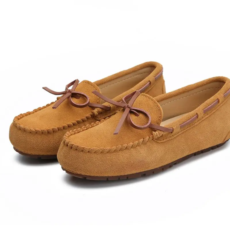 

Top 100% Genuine Leather Women Flats Handmade Casual Loafers Women Leather Shoes Moccasins Fashion Lady Driving Shoes