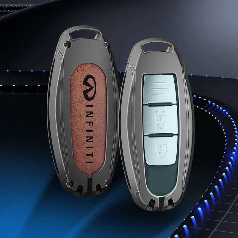

Car Remote Key Cover Case Shell Holder Full Protector For Infiniti Q50 Q60 Q70 QX55 G37 JX35 QX50 QX60 QX80 Keychain Accessories