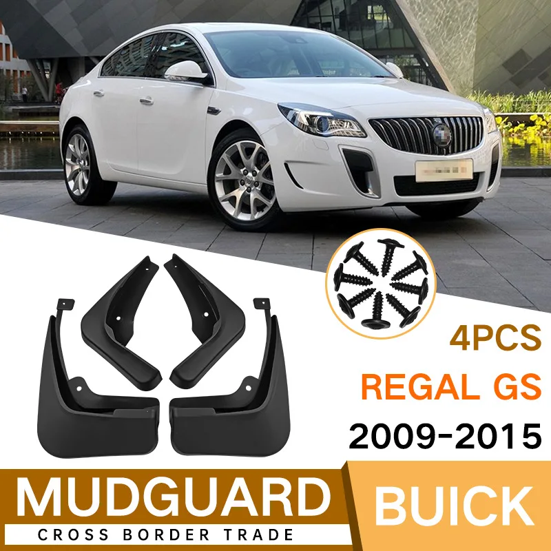 

Mud Flaps For Buick Regal GS 2009-2015 MudFlaps Front Rear Fender Car Accessories
