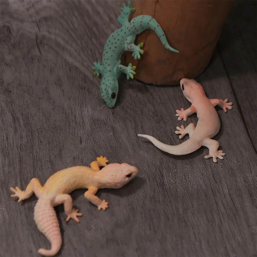 Gecko искусственная ящерица фигурки животных познавательные игрушки ящерицы