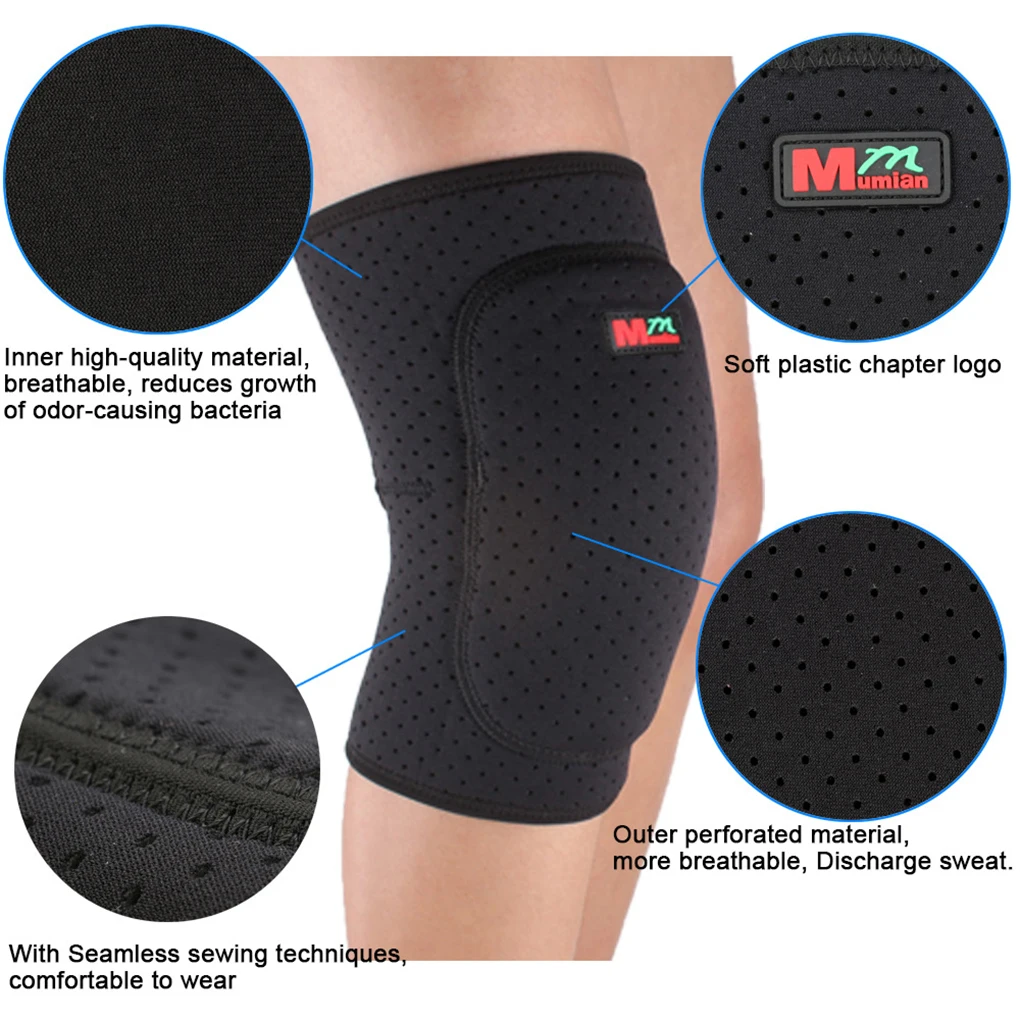 

Thickened Football Volleyball Knee Pads Brace Support Guard Outdoor Sports Cycling Knee Protector Kneepad