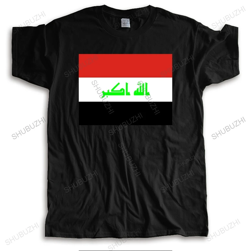 

Hot sale homme summer t-shirt brand o-neck tshirts REPUBLIC OF IRAQ GOD IS THE GREATEST Fashion cotton Unisex Teeshirt Euro size