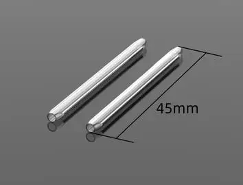 Optical fiber hot melt tube heat shrinkable tube Bare optical fiber hot melt butt joint protective sleeve single core 40 45 60mm