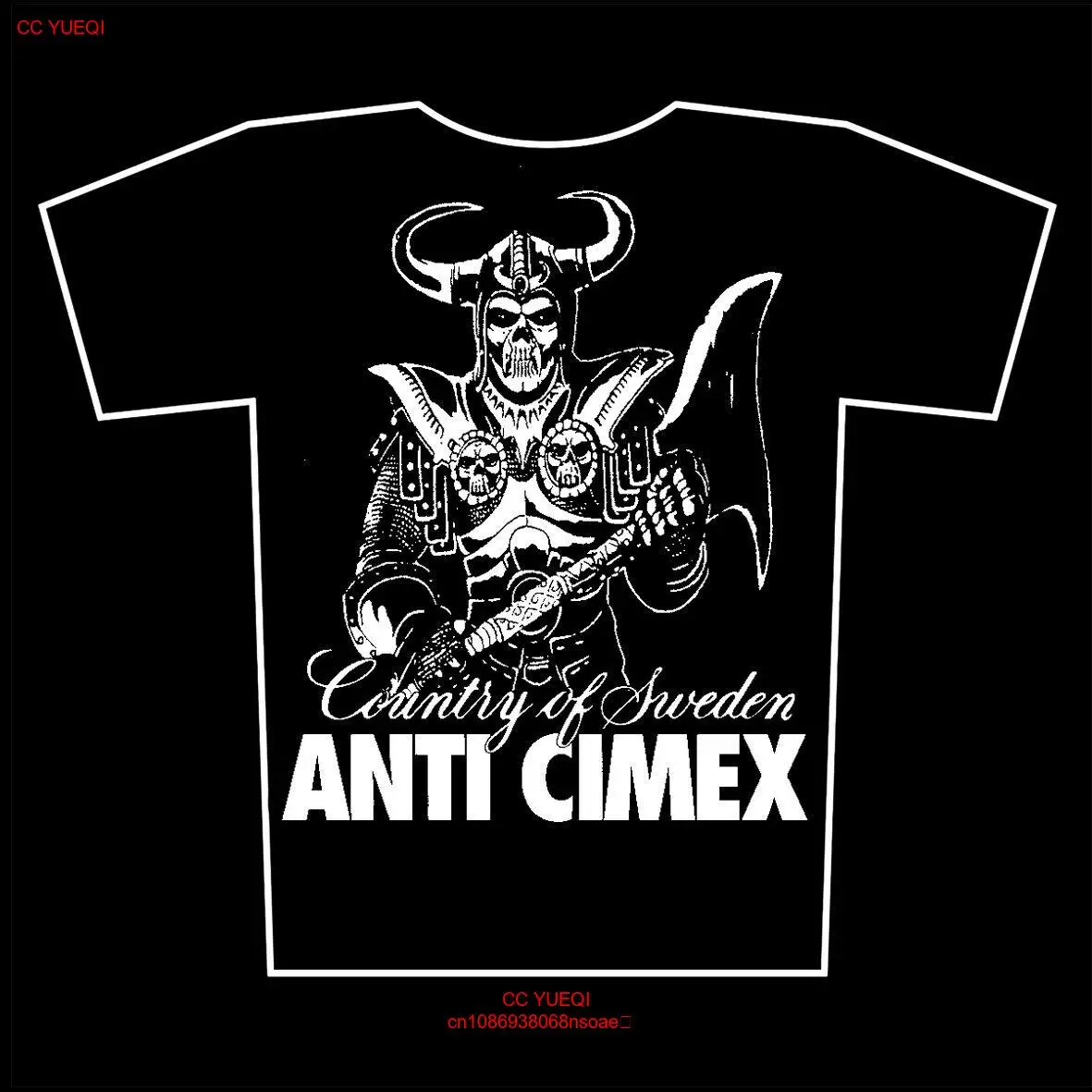 Футболка с надписью анти симикс в стране Швеции