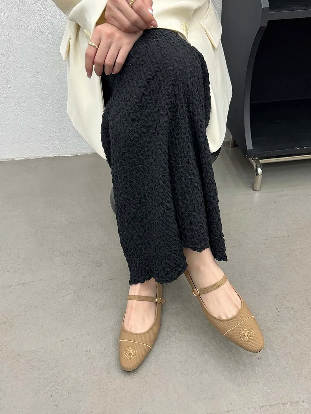 Женские лоферы с круглым носком Новое поступление 2024 черные бежевые цвета хаки