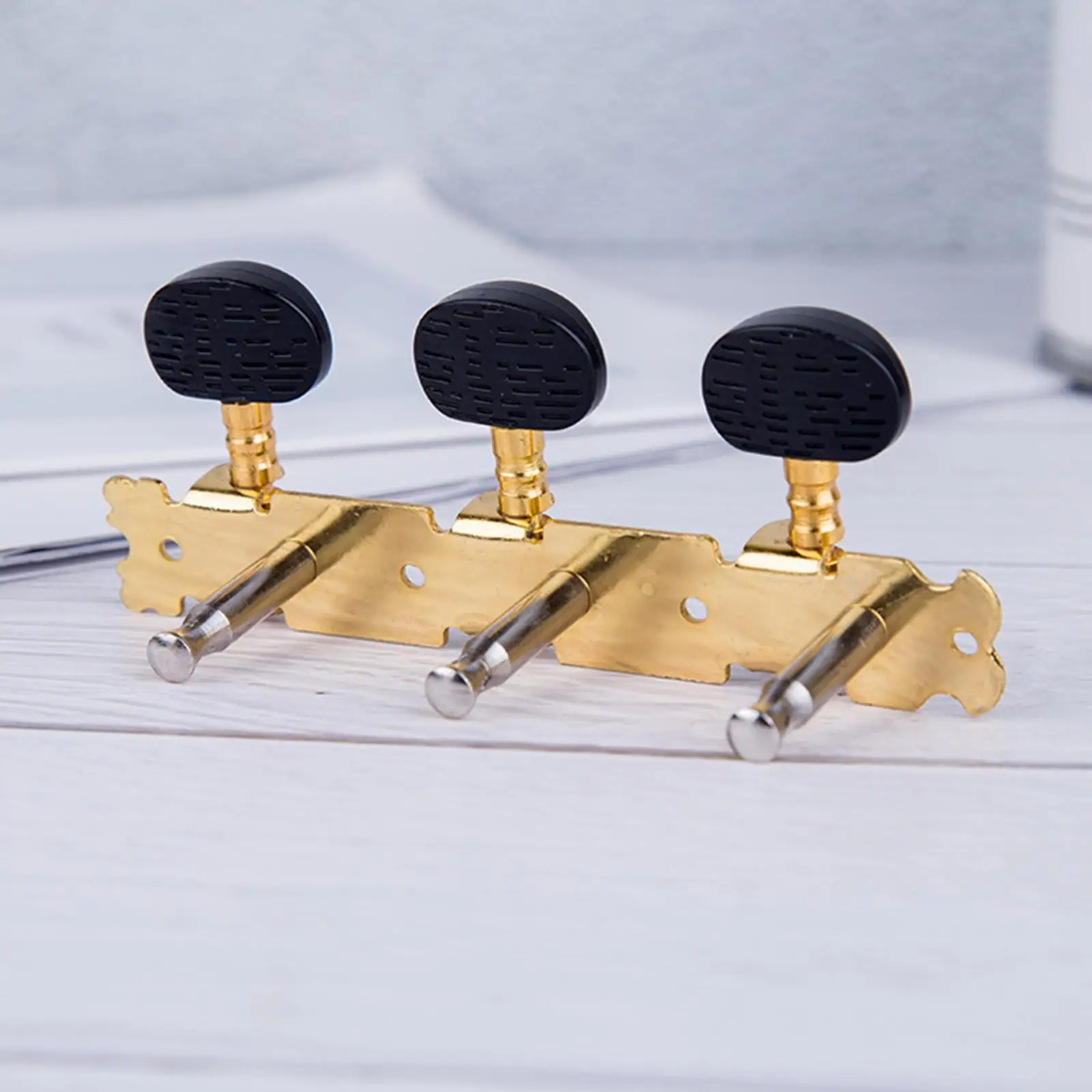 

2Pcs Guitar Tuning Pegs Replace Part Metal DIY Set Gold Repair Kit Premium Machine Heads for Acoustic Guitars Accessories