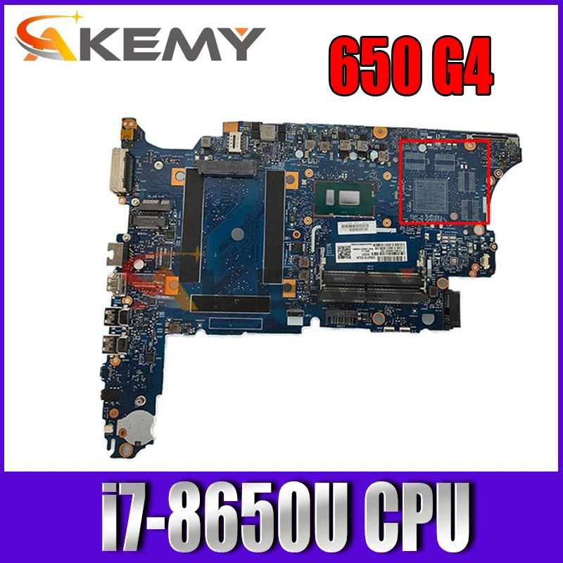 

L24853-601 6050A2930001-MB-A01 For HP ProBook 650 G4 HSN-I14C laptop Motherboard L24853-001 with i7-8650U 100% tested ok