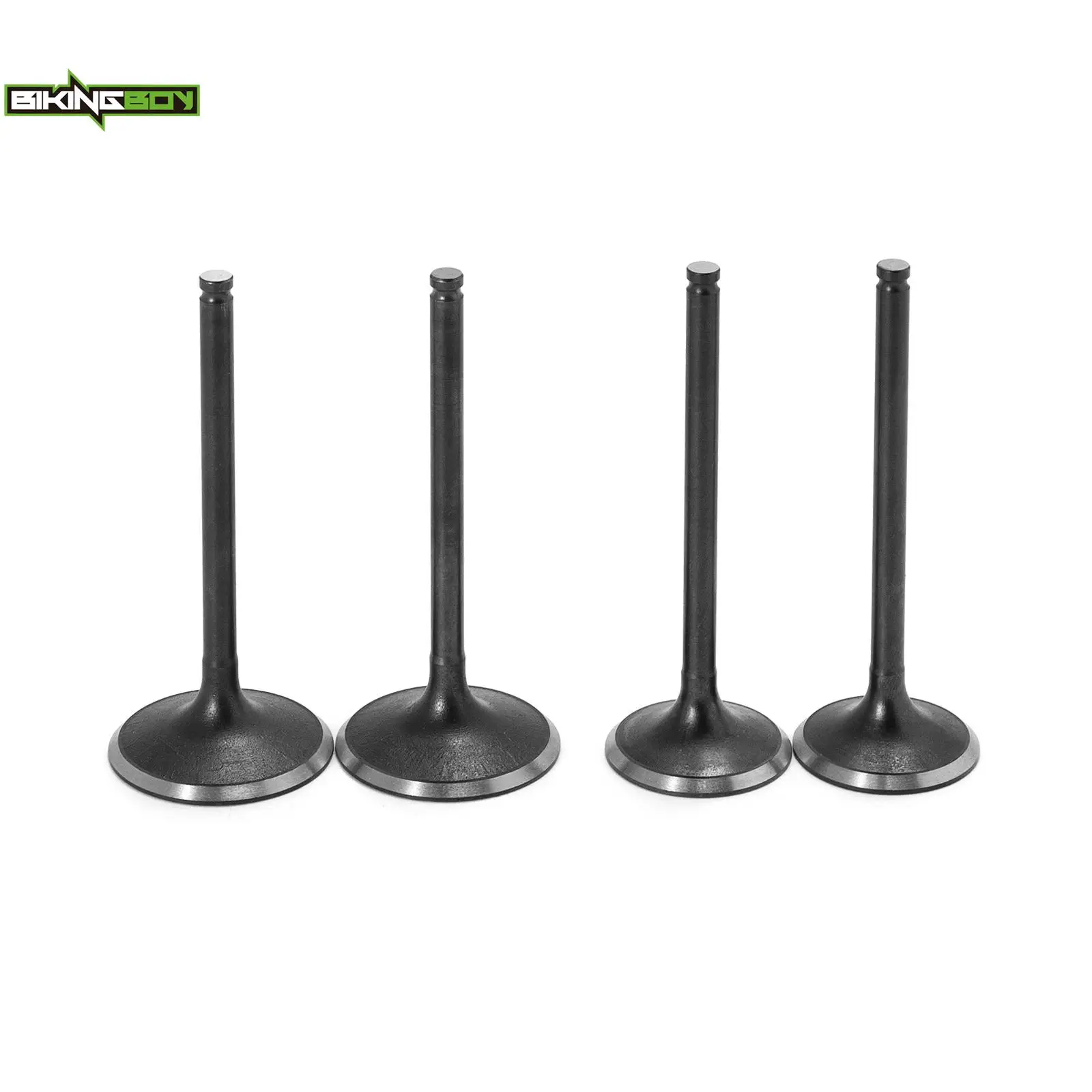 BIKINGBOY 2 впускных + стержня выпускного клапана для Kawasaki KFX450R 08 09 10 11 12 13 14 KFX 450 R 12004-0026