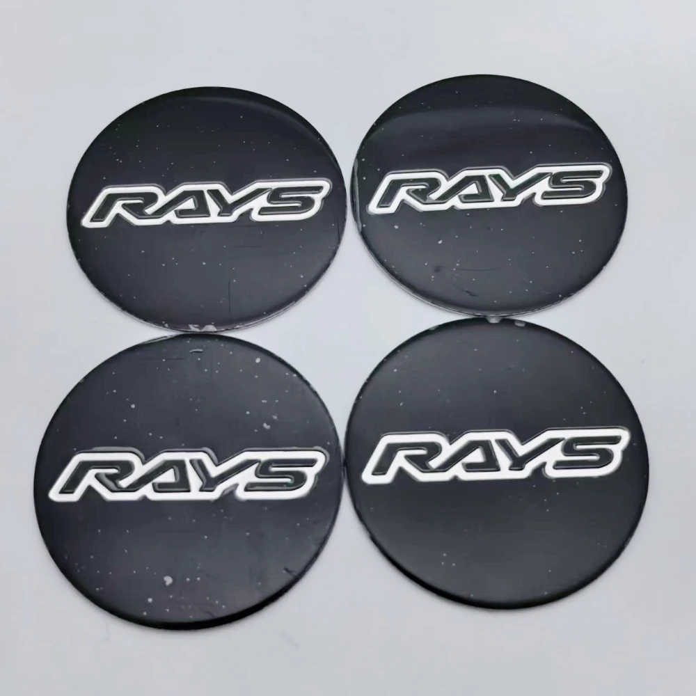 Фото 4 шт. 45 мм 50 мм 56 мм 65 мм эмблемы RAYS, наклейки-аксессуары для автомобилей, для колпачков ступиц, центральных колпачков колес, заглушек дисков, замена значков на колпачках дисков №3