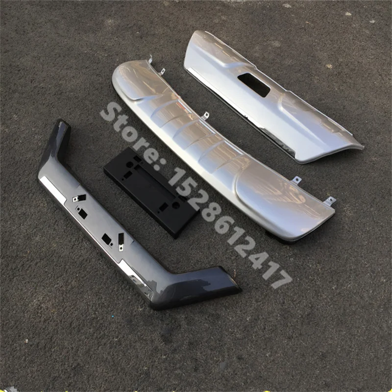 

Для NISSAN X-TRAIL T32 2014-2016 ABS защита для заднего бампера автомобиля противоскользящая пластина Защита для автомобильного бампера защитный спойле...