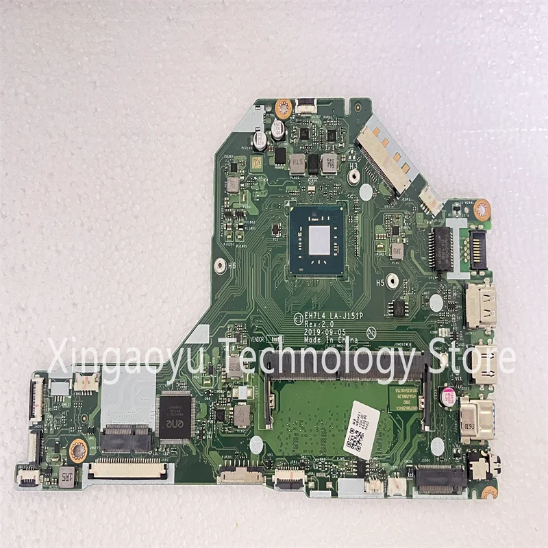 

LA-J151P For Acer ASPIRE 3 A317-52 laptop motherboard With SRESZ N4120 CPU motherboard 100% Fully Tested