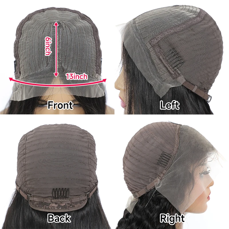 Бразильский парик из натуральных волос 4/27 Medo-Light Straight 13x6x1 T Part Remy Hair Front Lace Wig для