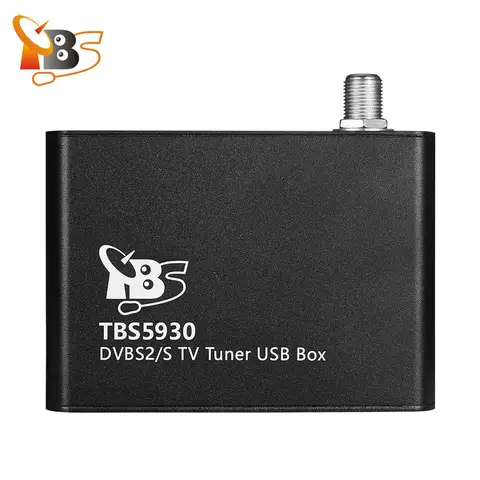 TBS5930 DVB-S2X/S2/S ТВ-тюнер USB-карта Спутниковый ТВ-приемник FTA | Потоковая передача IPTV/4K |   VCM/Многонепротокольная поддержка | ОС Linux/Windows