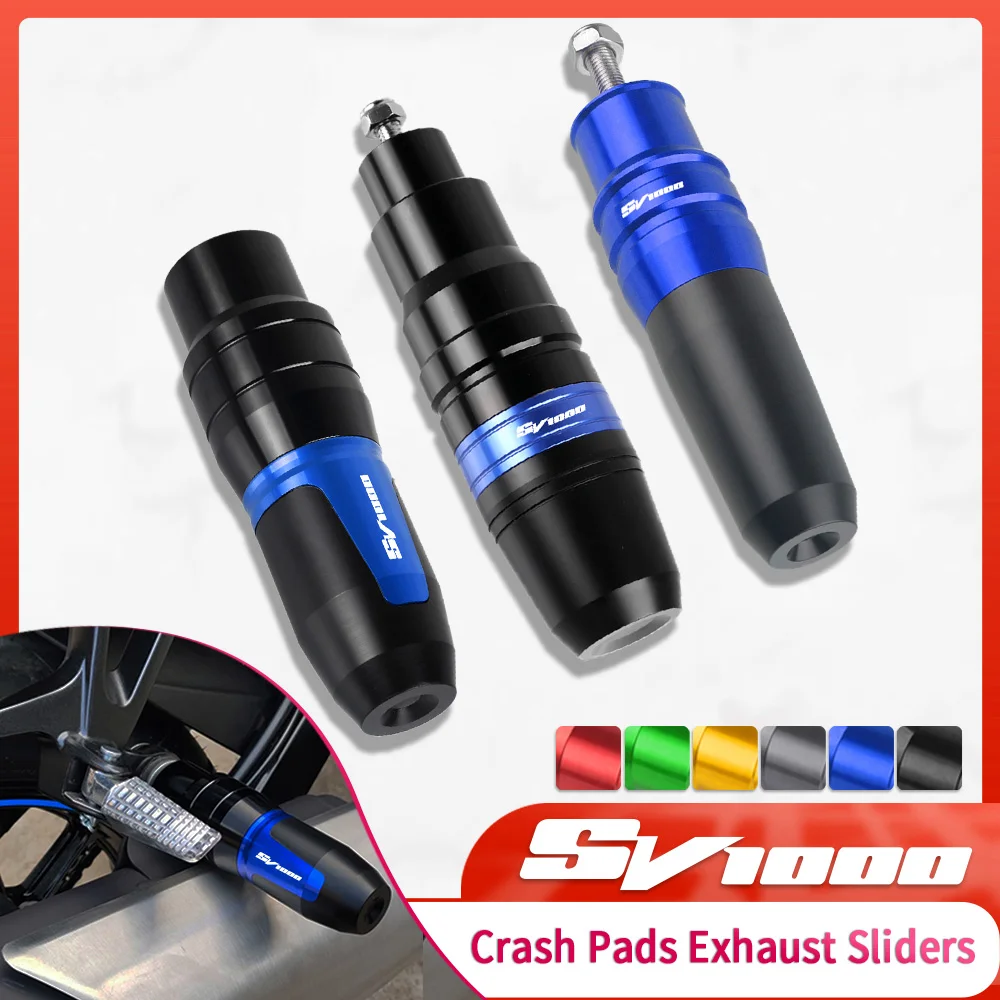 

Motorbike CNC accessories FOR SUZUKI SV1000 SV 1000 2003 2004 2005 2006 2007 Exhaust Frame Sliders Crash Pads Falling Protector