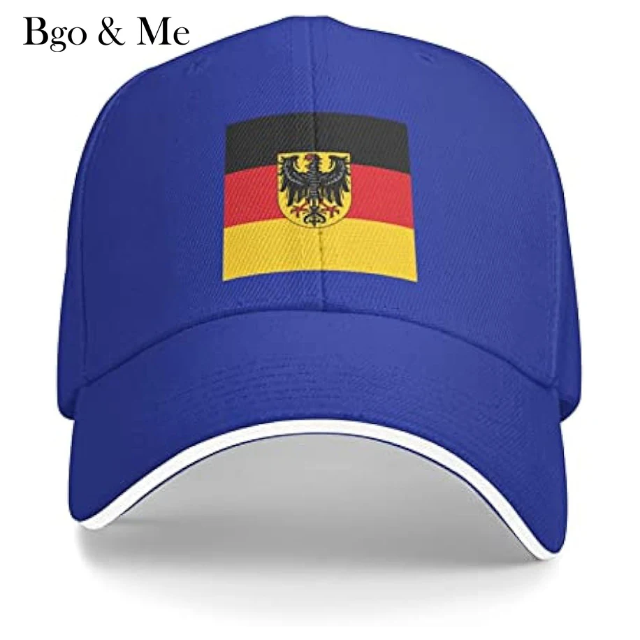 

German Flag Unisex Baseball Cap Fits Men Women Adjustable Dad Hat Sandwich Bill Cap