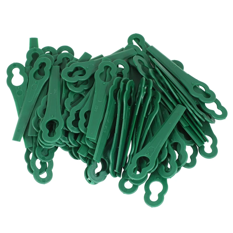 

100 пластиковая газонокосилка, триммер, лезвие, зеленое для ART23 Accutrim