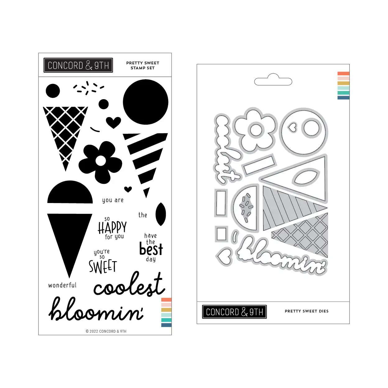 

New Flower Summer Ice Cream Metal Cutting Dies Clear Stamps Scrapbooking Diary Decoration Embossing Template DIY Make Card Album