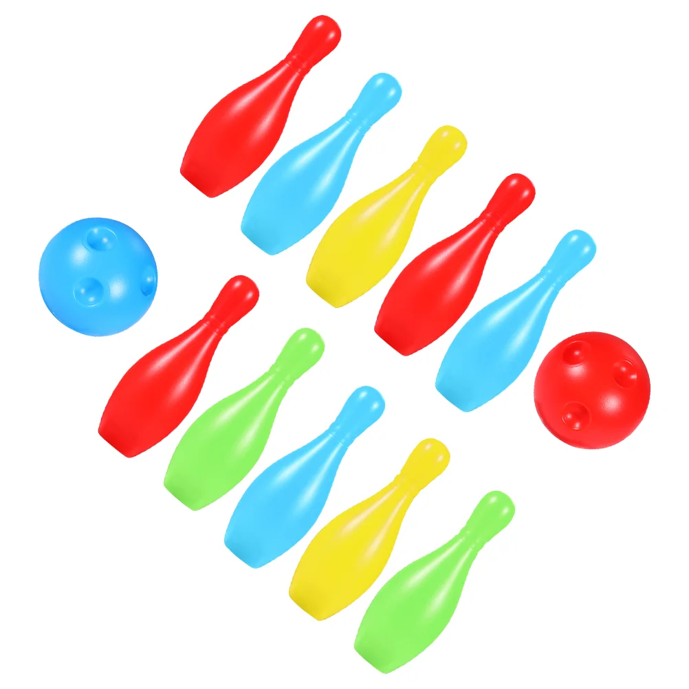 Bowling Ball Toy Household Kids Wear-resistant Plastic Pin Children Supply Interesting