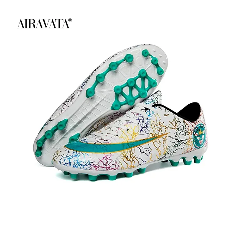 

Мужские футбольные бутсы, Нескользящие футбольные бутсы FG/TF для мальчиков и девочек, детские спортивные тренировочные кроссовки, унисекс ф...