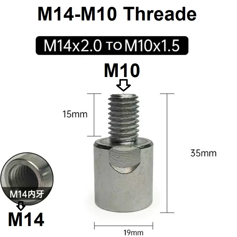 

Переходник для угловой шлифовальной машины M14-M10