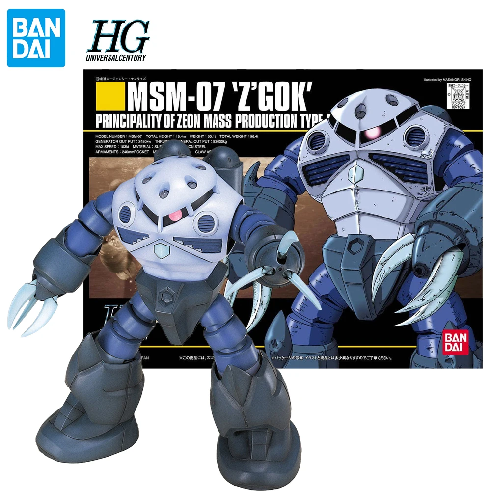 Bandai Gundam HGUC Коллекционная аниме экшн-модель 1/144 дюймов настольные украшения