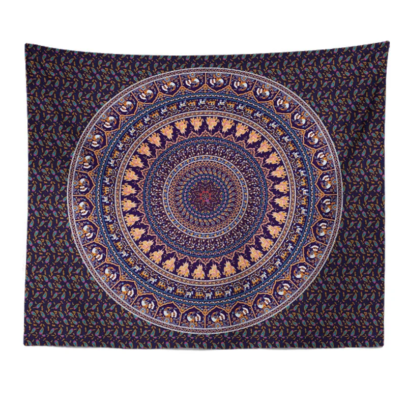 

Mandala Tapestry Bohemian Ethnic Bedside Background Cloth Home Decoration Tapestries American Ins Decorative Painting for Room