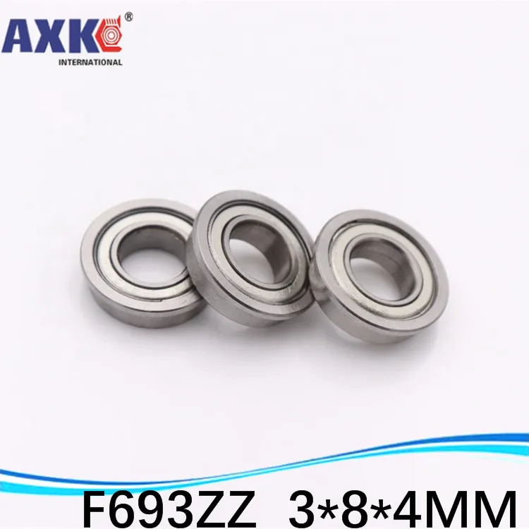

F693 F693-ZZ F693ZZ F693-2Z F693Z zz z 2z DDRF-830ZZ фланцевые радиальные шарикоподшипники высокого качества 3*8*9,5*4*0,9 мм