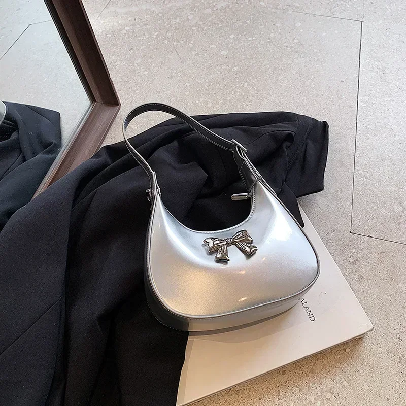 Роскошная женская сумка на плечо 2024 летняя подмышки кошелек из искусственной