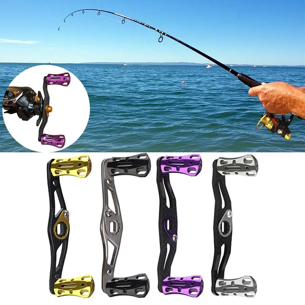 [ READY STOCK ]  Fishing Reel Handle Modified Double Rocker Replacement Accessories For Baitcasting Spinning Fishing Reel