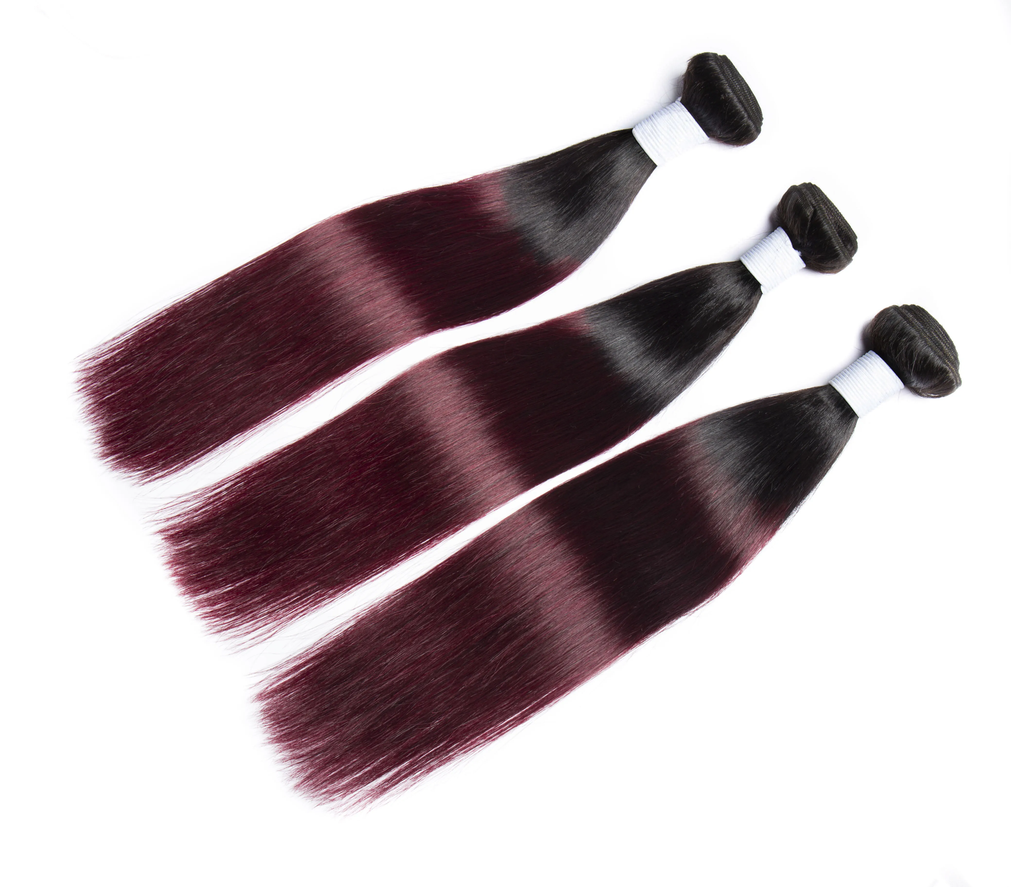 Недорогие высококачественные прямые человеческие волосы CII 1B 99J из России