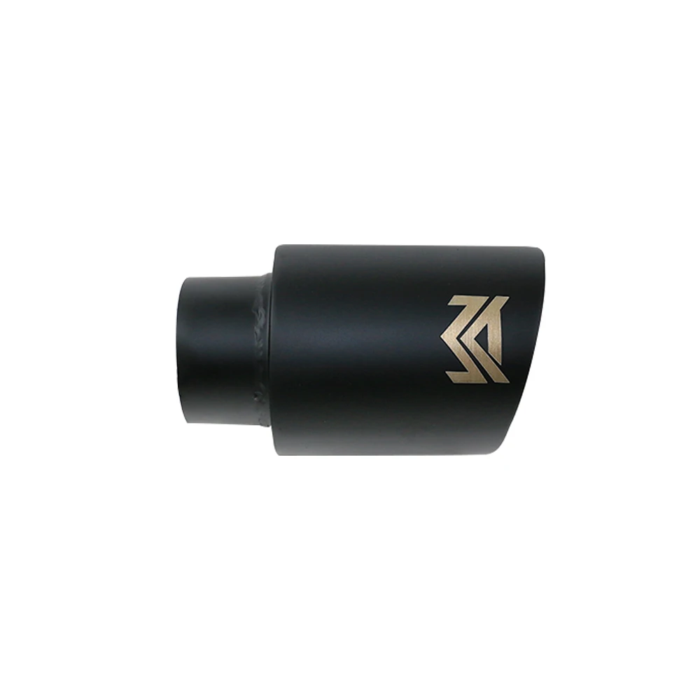 Автомобильный выхлопной наконечник интерфейса 63 мм Наклонный Овальный выход 89