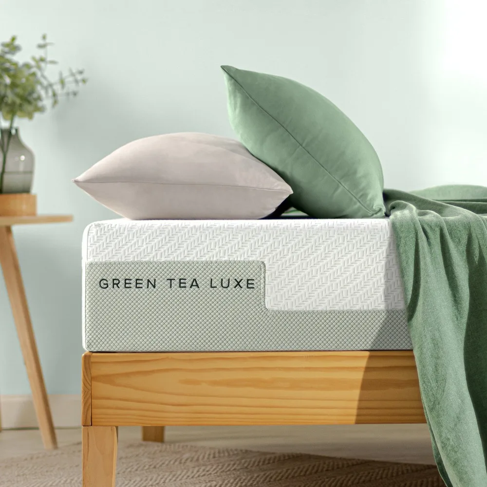 

Zinus 10" Green Tea Luxe Twin Memory Foam Mattress, Made in the USA of US Foam and Global Materials
