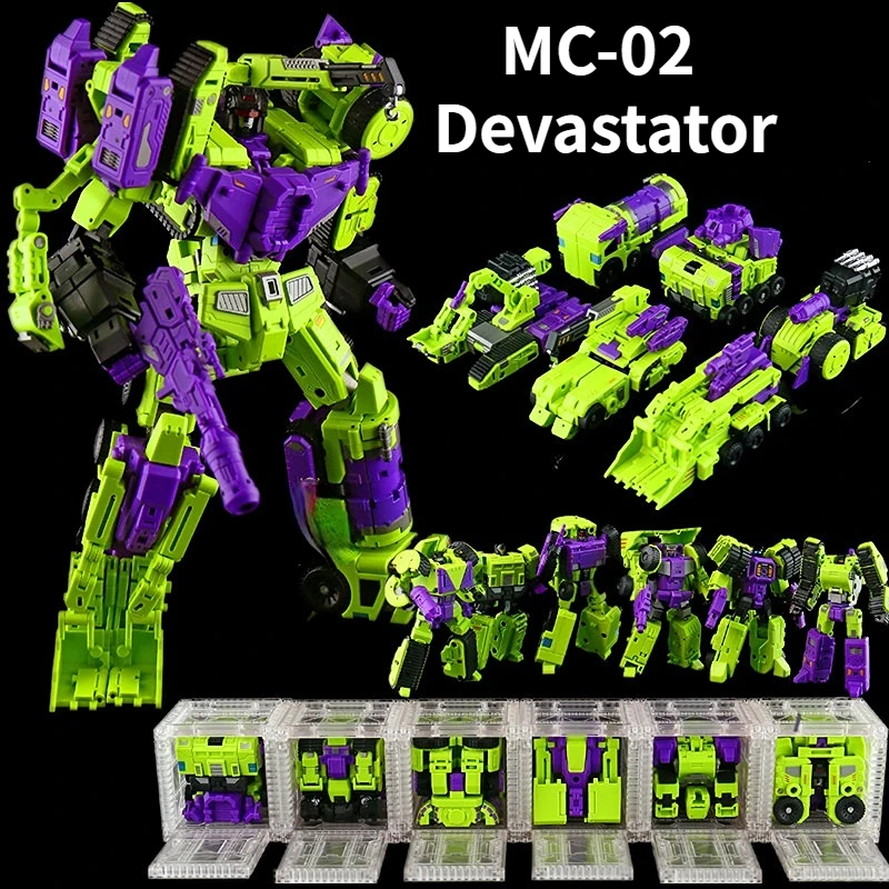 

MICRO COSMOS MC-02 MC02 RIKI-OH Devastator A Set B Set C Set Deformation Toy Body