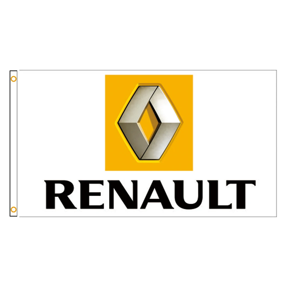 

90x150 см Автомобильный флаг Renault Banner 3 фута x 5 футов полиэстер